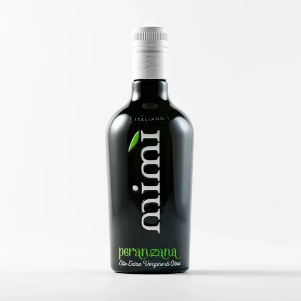 Mimi Peranzana olio extra vergine di oliva confezione bottiglia packshot